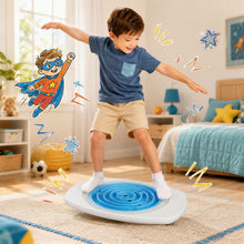 Load image into Gallery viewer, Kids Balance Board with 3 Maze Discs & 2 Balls, 2-in-1 Wobble Board