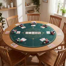Load image into Gallery viewer, 8 Player Foldable Texas Holdem Table Layout Mat