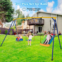 Load image into Gallery viewer, 3 in 1 Kids Heavy Duty Metal Swing Frame with Belt Swing
