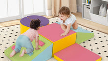 Load image into Gallery viewer, 6 Piece Foam Climbing Toys for Toddlers with PU Leather Cover