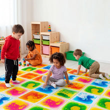 Load image into Gallery viewer, 30 x 30 CM Square Liquid Puzzle Pads Lava Brick Dance Step Mats