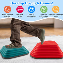 Load image into Gallery viewer, Stepping Stones for Kids, Toddler Balance Stone with Non-Slip Edge( 11 Pcs: 42 x 40 x 20cm )