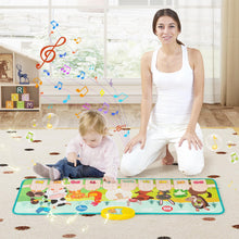 Load image into Gallery viewer, Kids Musical Animal Farm Mat with 10 Piano Keys and 10 Built-in Songs