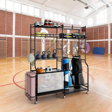 Load image into Gallery viewer, Garage Sports Equipment Organizer
