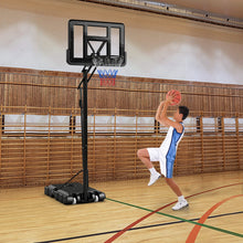 Load image into Gallery viewer, 12FT Portable Basketball Set with 44" Backboard, Wheels