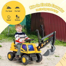 Load image into Gallery viewer, Kids Ride On Excavator with Rotating Seat and Underneath Storage