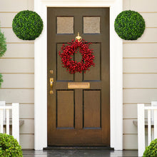 Load image into Gallery viewer, 2PCS Artificial Topiary Ball 40cm Decorative Realistic Round Topiary Plant