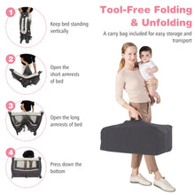 Load image into Gallery viewer, 5 in 1 Portable Pack and Play with Bassinet and Mattress