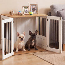 Load image into Gallery viewer, Dog Crate Furniture, Wooden Dogs Cage | 80cm Indoor Puppy Kennel Pet House Side Table