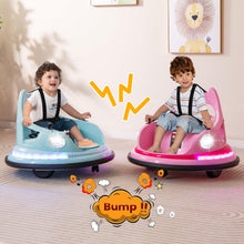 Load image into Gallery viewer, 12V Kids Ride On Bumper Car with Dual Joysticks and 5 Light Effects