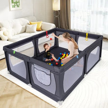 Load image into Gallery viewer, Indoor Safety Play Fence Infant Activity Center with 50 Ocean Balls