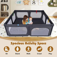 Load image into Gallery viewer, Indoor Safety Play Fence Infant Activity Center with 50 Ocean Balls