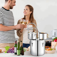 Load image into Gallery viewer, 22L Stainless Steel Water Alcohol Distiller with Build-in Thermometer