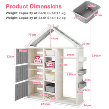 Load image into Gallery viewer, Kids Costume Storage Closet with Storage Bin