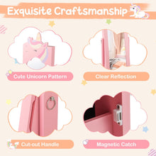 Load image into Gallery viewer, Kids Jewelry Armoire Cabinet Full Length Mirror with Tilt Angles