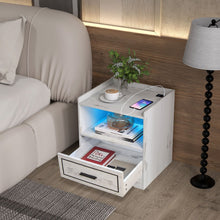Load image into Gallery viewer, LED Nightstand with USB and Type-C Port