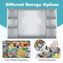 Load image into Gallery viewer, Multifunctional Kids Table and 2 Chairs Set with Whiteboard