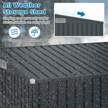 Load image into Gallery viewer, Outdoor Storage Shed Garden Tool House with 2 Doors