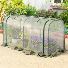 Load image into Gallery viewer, Portable Garden Patio Greenhouse with Roll-up Zipper Door and Waterproof Sun-Protective PE Cover