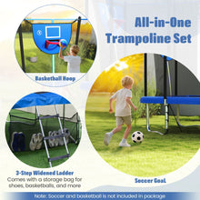 Load image into Gallery viewer, Rectangle Outdoor Trampoline 317 x 255 cm Backyard Trampoline