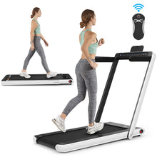Load image into Gallery viewer, 2 in 1 Folding Treadmill Electric 1-12KM/H Walking Running Machine Bluetooth