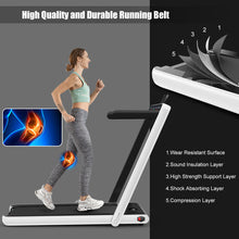 Load image into Gallery viewer, 2 in 1 Folding Treadmill Electric 1-12KM/H Walking Running Machine Bluetooth
