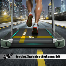 Load image into Gallery viewer, 2 in 1 Folding Treadmill Electric 1-12KM/H Walking Running Machine Bluetooth