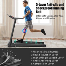 Load image into Gallery viewer, Folding Treadmill Electric Running Machine with 12 Preset Programs 2 Modes LED
