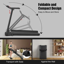 Load image into Gallery viewer, Folding Treadmill Electric Running Machine with 12 Preset Programs 2 Modes LED