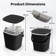 Load image into Gallery viewer, Portable Cooler Side Table with Handle and Bottle Opener