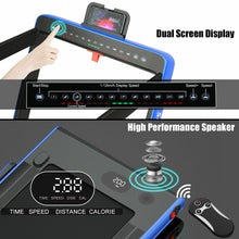 Load image into Gallery viewer, 2 in 1 Folding Treadmill Electric 1-12KM/H Walking Running Machine Bluetooth