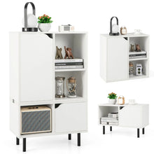 Load image into Gallery viewer, Stackable Bookcase with Adjustable Shelf and Cubes for Living Room Bedroom