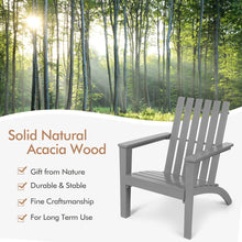 Load image into Gallery viewer, Wood Adirondack Chair with Solid Acacia Wood and 160KG Weight Capacity