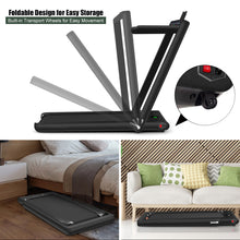 Load image into Gallery viewer, 2 in 1 Folding Treadmill Electric 1-12KM/H Walking Running Machine Bluetooth
