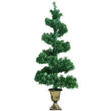 Load image into Gallery viewer, 4FT Pre-Lit Christmas Tree Spiral Artificial Potted Tree X-mas Traditional Decor
