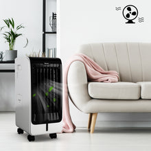 Load image into Gallery viewer, Portable Evaporative Air Cooler Fan & Humidifier 3 Modes & Speeds Home Office
