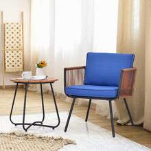 Load image into Gallery viewer, 3 Pieces Patio Furniture Set Outdoor Wicker Conversation Chair Set with Coffee Table