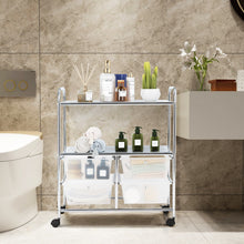 Load image into Gallery viewer, 4 Drawers Storage Trolley Mobile Rolling Utility Cart Home Office Organizer