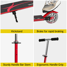 Load image into Gallery viewer, Kids Aluminum Folding Stunt Scooter Adjustable T-Bar Push Kick Light Up 2 Wheels