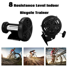 Load image into Gallery viewer, Foldable Bicycle Turbo Trainer Indoor Fitness Cycling Stand 8 Resistance Setting