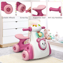 Load image into Gallery viewer, Baby Ride On Scooter Musical Ride On Toy Toddler Walker Kids Activity Center