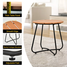 Load image into Gallery viewer, 3 Pieces Patio Furniture Set Outdoor Wicker Conversation Chair Set with Coffee Table