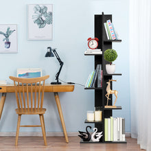 Load image into Gallery viewer, 7 Tier Bookshelf Storage Display Rack Floor Standing Bookcase Shelving Organizer