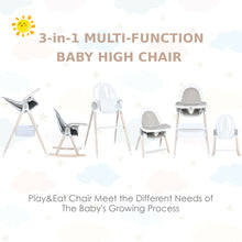 Load image into Gallery viewer, 3 in 1 Convertible Infant Highchair Baby Dining Chair w/Removable Tray Footrest
