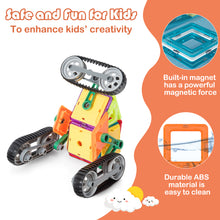 Load image into Gallery viewer, 51 PCS Magnetic Building Blocks Vehicle Series 3D Magnet Building Tiles Intellectual Educational Colorful Toys Construction for 3+ Year Old Kids