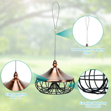 Load image into Gallery viewer, Hanging Wild Bird Feeders Suet Fat Ball Feeder Outdoor Garden Seed Feeding