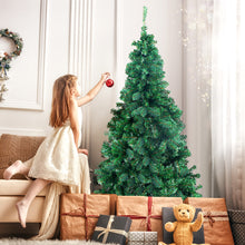 Load image into Gallery viewer, 5FT Artificial Christmas Tree Green Xmas Decorations with Foldable Metal Stand