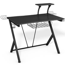 Load image into Gallery viewer, Gaming Computer Desk PC Racing Table Headphones Holder Workstation Study Home UK