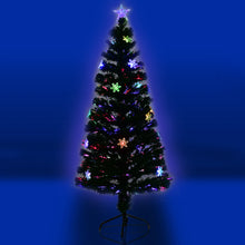 Load image into Gallery viewer, 1.5m Fiber Optic Christmas Tree Color Changing Snowflake Decoration
