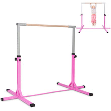 Load image into Gallery viewer, Gymnastics Training Bar Gym Horizontal Kips Bar Height Adjustable Kids Junior